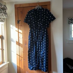 Old Navy Polla Dot cutout dress